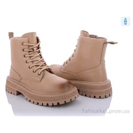 Фотография Ботинки женские стильные Весна/осень 197-83 khaki (8 пар р.36-40) "Violeta" недорого оптом от прямого поставщика