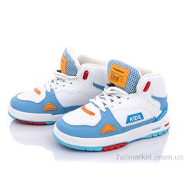 Фотография Кроссовки детские модные Весна/осень Y79-0186B blue (6 пар р.32-37) "Violeta" недорого оптом от прямого поставщика