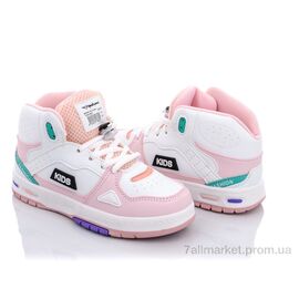 Фотография Кроссовки детские модные Весна/осень Y79-0186B pink (6 пар р.32-37) "Violeta" недорого оптом от прямого поставщика