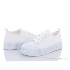 Фотография Кроссовки женские модные Весна/осень 20-946-2 white (8 пар р.36-41) "Violeta" недорого оптом от прямого поставщика