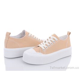 Кросівки жіночі модні Весна/осінь 20-946-4 khaki (8 пар р.36-41) "Violeta" недорого оптом від прямого постачальника