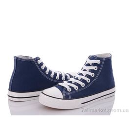 Кеди жіночі стильні Весна/осінь 888-4-3 navy (8 пар р.36-41) "Violeta" недорого оптом від прямого постачальника