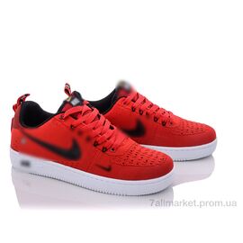 Кросівки чоловічі модні Весна/осінь 21002 red-black (8 пар р.40-45) "Violeta" недорого оптом від прямого постачальника