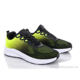 Кросівки чоловічі модні Весна/осінь 24-152 green-black (8 пар р.40-45) "Violeta" недорого оптом від прямого постачальника