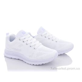Фотография Кроссовки женские модные Весна/осень 24-150 white (8 пар р.36-41) "Violeta" недорого оптом от прямого поставщика