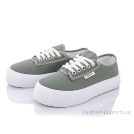 Кросівки жіночі модні Весна/осінь 9-762 green (8 пар р.36-41) "Violeta" недорого оптом від прямого постачальника