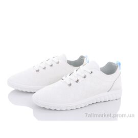 Фотография Кроссовки женские модные Весна/осень 9-765 white (8 пар р.36-41) "Violeta" недорого оптом от прямого поставщика