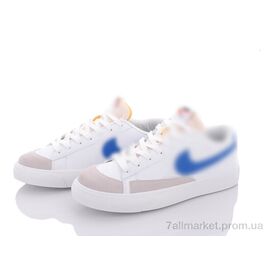 Кросівки чоловічі модні Весна/осінь 186-16 white-blue (8 пар р.40-45) "Violeta" недорого оптом від прямого постачальника