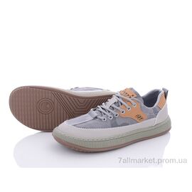 Кросівки чоловічі модні Весна/осінь 181-1 grey (8 пар р.40-44) "Violeta" недорого оптом від прямого постачальника