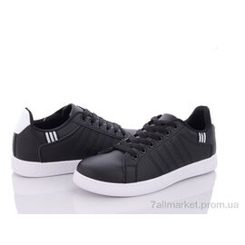 Фотография Кроссовки женские модные Весна/осень 20-966 black (8 пар р.36-41) "Violeta" недорого оптом от прямого поставщика