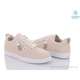 Фотография Кроссовки женские модные Весна/осень 20-965 beige (8 пар р.36-41) "Violeta" недорого оптом от прямого поставщика