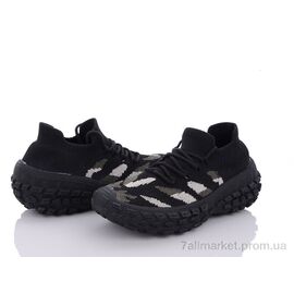 Фотография Кроссовки женские модные Весна/осень 149-11-1 black (8 пар р.36-41) "Violeta" недорого оптом от прямого поставщика