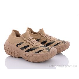 Фотография Кроссовки женские модные Весна/осень 149-11-2 khaki (8 пар р.36-41) "Violeta" недорого оптом от прямого поставщика