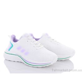 Кросівки жіночі модні Весна/осінь 143-30 white (8 пар р.36-41) "Violeta" недорого оптом від прямого постачальника