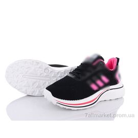 Кросівки жіночі модні Весна/осінь 143-30 black (8 пар р.36-41) "Violeta" недорого оптом від прямого постачальника