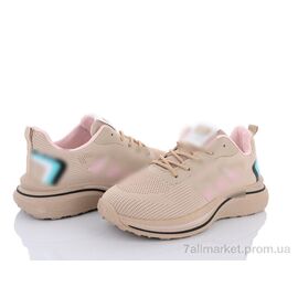 Кросівки жіночі модні Весна/осінь 143-30 khaki (8 пар р.36-41) "Violeta" недорого оптом від прямого постачальника