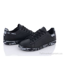 Кросівки жіночі модні Весна/осінь 9-782 black (8 пар р.36-41) "Violeta" недорого оптом від прямого постачальника
