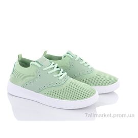 Кросівки жіночі модні Весна/осінь 20-969 green (8 пар р.36-41) "Violeta" недорого оптом від прямого постачальника