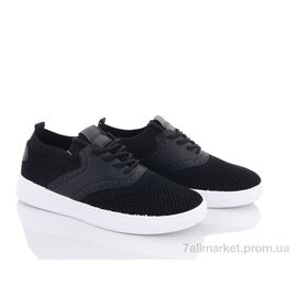 Кросівки жіночі модні Весна/осінь 20-969 black (8 пар р.36-41) "Violeta" недорого оптом від прямого постачальника