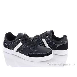 Кросівки чоловічі модні Весна/осінь 9-778 black (8 пар р.40-45) "Violeta" недорого оптом від прямого постачальника