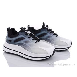 Кросівки жіночі модні Весна/осінь 172-29 (172-38) black (8 пар р.36-41) "Violeta" недорого оптом від прямого постачальника