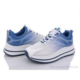 Кросівки жіночі модні Весна/осінь 172-29 (172-38) blue (8 пар р.36-41) "Violeta" недорого оптом від прямого постачальника