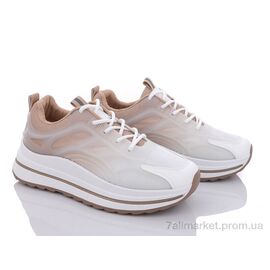 Кросівки жіночі модні Весна/осінь 172-29 (172-38) khaki (8 пар р.36-41) "Violeta" недорого оптом від прямого постачальника