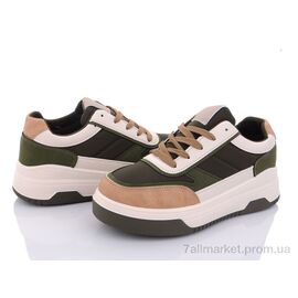 Кросівки жіночі модні Весна/осінь 20-993-2 green (8 пар р.36-41) "Violeta" недорого оптом від прямого постачальника