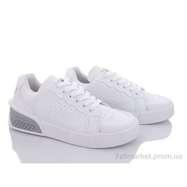 Кросівки жіночі модні Весна/осінь 143-38 white-grey (8 пар р.36-41) "Violeta" недорого оптом від прямого постачальника