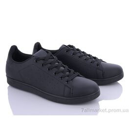Кросівки чоловічі модні Весна/осінь 20-981-1 black (8 пар р.41-45) "Violeta" недорого оптом від прямого постачальника