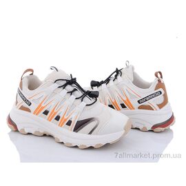 Кросівки жіночі модні Весна/осінь 197-148 khaki-orange (8 пар р.36-40) "Violeta" недорого оптом від прямого постачальника