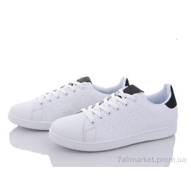 Фотография Кроссовки мужские модные Весна/осень 20-981-3 white-black (8 пар р.41-45) "Violeta" недорого оптом от прямого поставщика