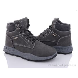 Фотография Ботинки мужские стильные Весна/осень 20-1012-2 grey (8 пар р.40-45) "Violeta" недорого оптом от прямого поставщика