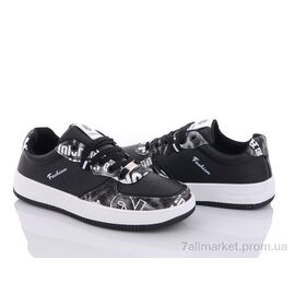 Кросівки жіночі модні Весна/осінь 9-796 black (8 пар р.36-41) "Violeta" недорого оптом від прямого постачальника