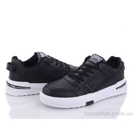 Кросівки чоловічі модні Весна/осінь 9-797 black (8 пар р.40-45) "Violeta" недорого оптом від прямого постачальника