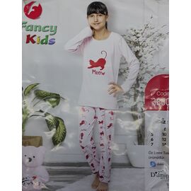 Дитяча піжама на дівчинку 9051 white р.4-7 "iBamBino" недорого оптом від прямого постачальника