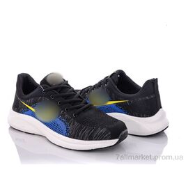 Фотография Кроссовки мужские модные Весна/осень Z15(1889) black-navy (5 пар р.40-44) "Violeta" недорого оптом от прямого поставщика