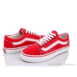 Кеди чоловічі зручні Весна/осінь S5(A801) red-white (6 пар р.40-44) "Violeta" недорого оптом від прямого постачальника