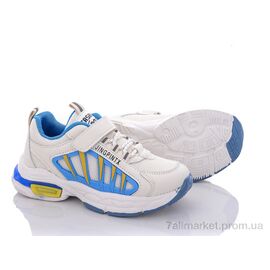 Фотография Кроссовки детские модные Весна/осень G24(1107B) blue (6 пар р.32-37) "Violeta" недорого оптом от прямого поставщика