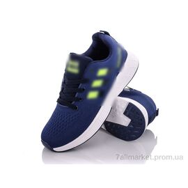 Кросівки чоловічі модні Весна/осінь MB06(H106) navy (8 пар р.40-44) "Violeta" недорого оптом від прямого постачальника