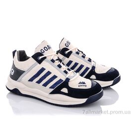 Кросівки чоловічі модні Весна/осінь Y154(TJ999) beige-blue (8 пар р.40-44) "Violeta" недорого оптом від прямого постачальника