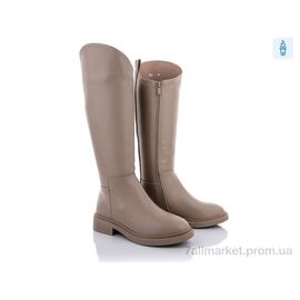 Чоботи жіночі зручні Весна/осінь M14(E8298)-9 khaki (8 пар р.36-41) "Violeta" недорого оптом від прямого постачальника