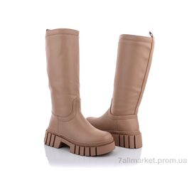 Чоботи жіночі зручні Весна/осінь M10(E8295)-2 apricot (8 пар р.36-41) "Violeta" недорого оптом від прямого постачальника