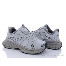 Кросівки жіночі модні Весна/осінь 197-153 grey (8 пар р.36-40) "Violeta" недорого оптом від прямого постачальника