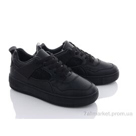 Фотография Кроссовки женские модные Весна/осень Y169(KZ27) black (8 пар р.36-41) "Violeta" недорого оптом от прямого поставщика