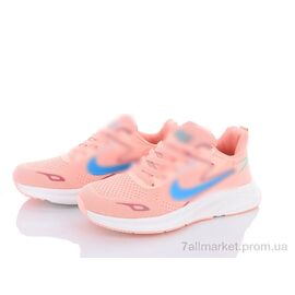 Фотография Кроссовки женские модные Весна/осень Y174(2055-1) pink-blue (5 пар р.36-40) "Violeta" недорого оптом от прямого поставщика