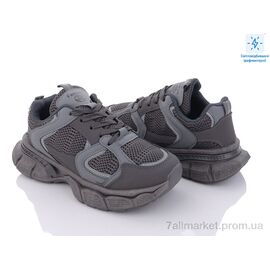 Кросівки жіночі модні Весна/осінь 136-25 grey світловідбивач (8 пар р.36-41) "Violeta" недорого оптом від прямого постачальника