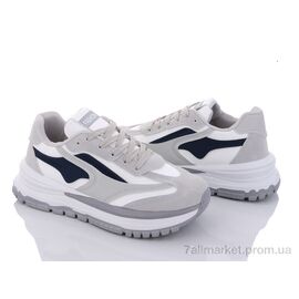 Кросівки жіночі модні Весна/осінь 172-31(172-40) grey (8 пар р.36-41) "Violeta" недорого оптом від прямого постачальника