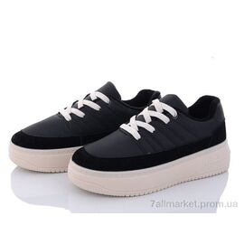 Кросівки жіночі модні Весна/осінь 150-4(150-35) black (8 пар р.36-41) "Violeta" недорого оптом від прямого постачальника