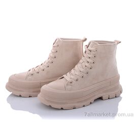 Фотография Ботинки женские стильные Весна/осень 20-905-3 beige (8 пар р.36-41) "Violeta" недорого оптом от прямого поставщика